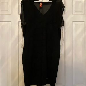 Black cocktail dress